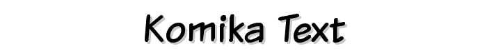Komika Text font
